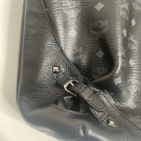MCM Large Visetos Black Tote - Picture 4 of 12